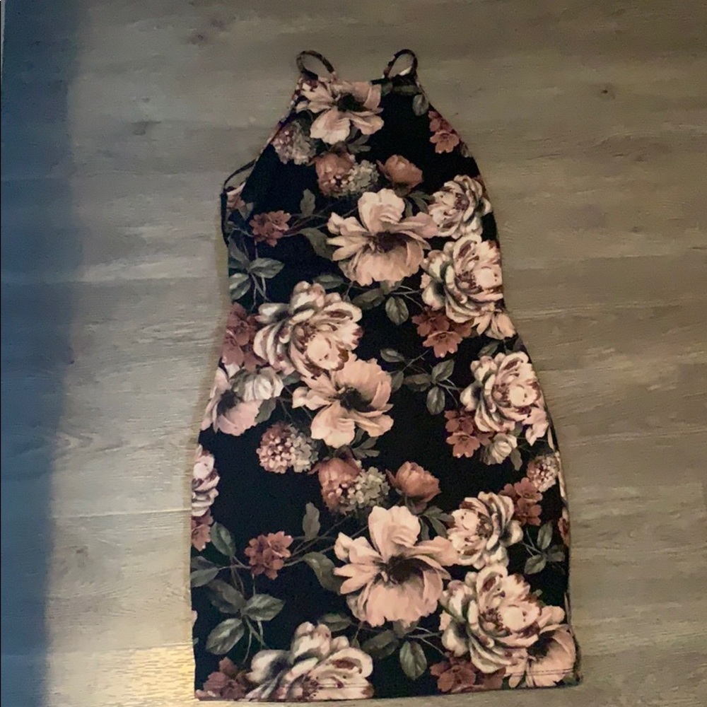 Mini floral dress